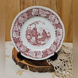 Homer Laughlin Plate Historical America Manhattan Island *READ DSC*